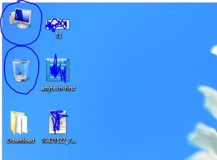 এখন থেকে আপনার পিসির ডেক্সটপ শর্টকাট এ সুধু আইকন থাকবে কোন নাম থাকবে না