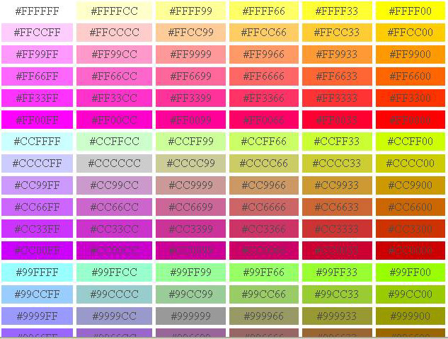 html color