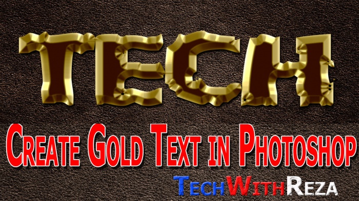 খুব সহজেই ফটোশপে তৈরি করুন গোল্ডেন ইফেক্টস PHOTOSHOP TUTORIAL