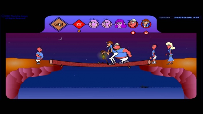 আসুন দেখি আপার ব্রেইন কি টেকনিক ব্যবহার করে গেমটি  সমাধান করে।দুটি ফ্লাস গেম সাথে সমাধান