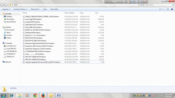 কমিপউটারের সকল ফাইল টাইপ চেঞ্জ ফাইল টাইপ EMDAEVA হয়ে গেছে