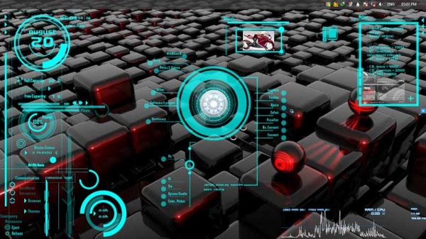 আপনার ডেক্সটপকে দিন আয়রনম্যান জারভেস লুক(windows 7/windows 8)