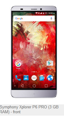 সাধ্যের মধ্যে Symphony Xplorer P6 PRO (3 GB RAM)