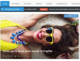 Hot mag Responsive Blogger Template