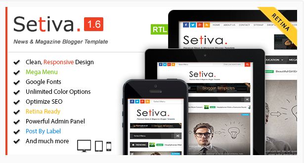 free download Setiva News blogger template 2016