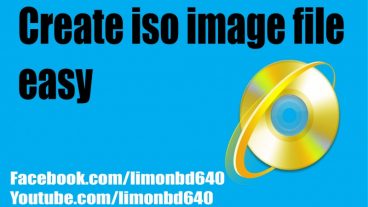 windows ফাইল সহ যে কোন ফাইলকে iso image ফাইলে রূপান্তর করুন খুব সহজে।