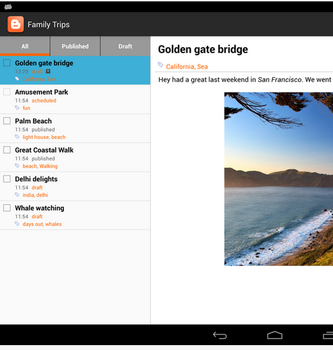 এন্ডয়েড দিয়ে ব্লগিং করার কয়েকটি প্রয়োজনীয় এপস