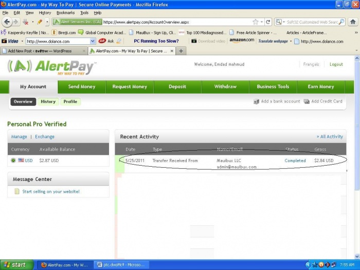 চমত্‍কার একটি পিটিসি সাইট যেখান থেকে সঙ্গে সঙ্গে পেআউট করতে পারবেন