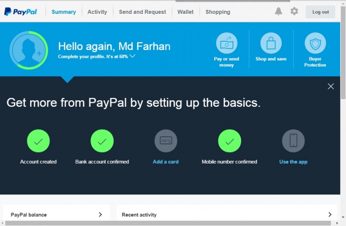 UK পেপাল একাউন্ট ভেরিফাইড করুন পেওনার একাউন্ট দিয়ে !!!
