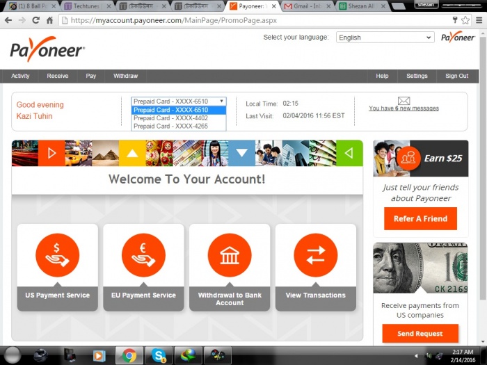 ৩ টি ভেরিপাইড পেপাল একাউন্ট এখন আপনি তৈরি করতে পারবেন আপনার একটি পেওনার একাউন্ট থাকলেই, তাও আবার একদম ফ্রি।