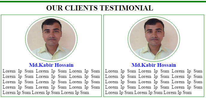 ওয়েব ডিজাইন [পর্ব-১৫] :: Add Testimonial in web page ভিডিও টিউটোরিয়াল