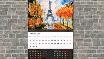 দেয়াল ক্যালেন্ডার(ওয়াল ক্যালেন্ডার) কিভাবে ডিজাইন করা যায় অ্যাডবি ইলেস্ট্রেটর দিয়ে।(গ্রাফিক্স ডিজাইন শিখোন)