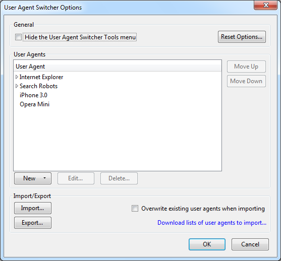 Firefox এ wapsite দেখুন Opera Mini তে
