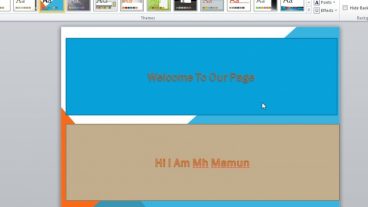 কিভাবে Microsoft Power Point এ একটি পুনাঙ্গ Presentation তৈরী করবেন