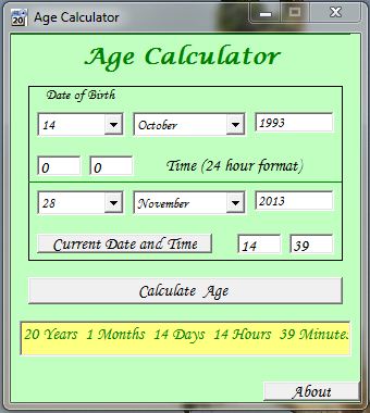 Age Calculator