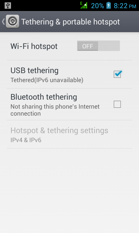 এন্ড্রয়েড ফোন থেকে USB মাধ্যমে পিসিতেও নেটকানেকশন করার উপায়