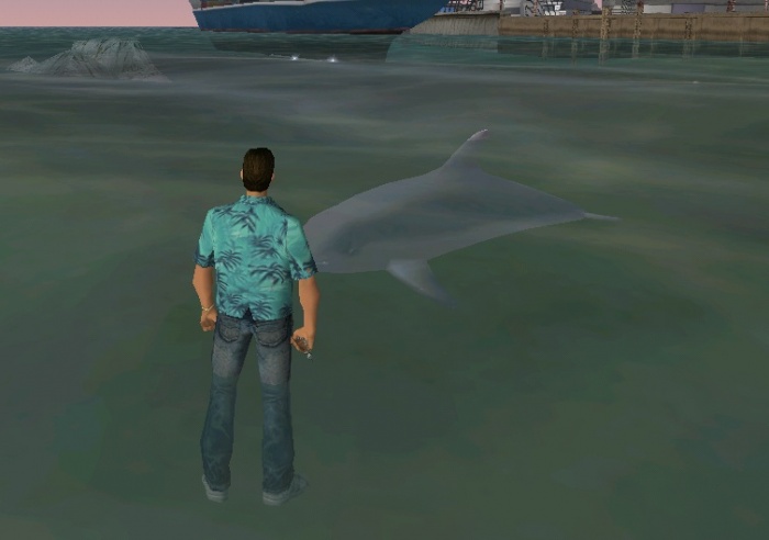 চলুন একটু ভাইস সিটিতে হেটে আসি…আরে মাটিতে না, পানিতে!!!