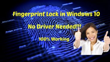 কোন ড্রাইভার ইন্সটল করা ছাড়াই আপনার ল্যাপটপে ফিঙ্গারপ্রিন্ট লক কিভাবে দিবেন দেখে নিন…