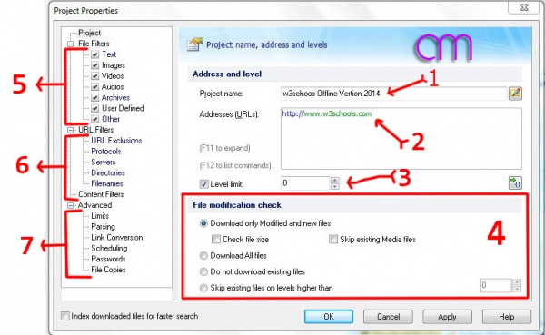 Offline Web make details