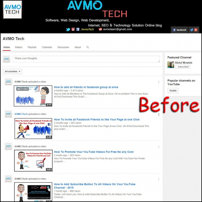 Add Sections On Your YouTube Channel Homepage