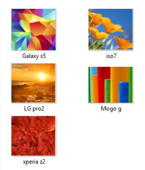 সংগ্রহ করে নিন জনপ্রিয় ৫টি মোবাইলের স্টক ওয়ালপেপারস কালেকশন