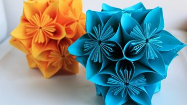 অরিগামী পেপার [পর্ব-০২] :: কাগজ দিয়ে বানান আকর্ষনীয় একটি ফুল।