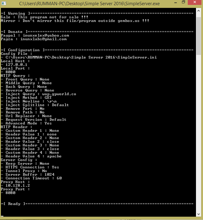 পিসিতে আনলিমিটেড জিপি ফ্রী নেট চালান (Simple Server Updated)