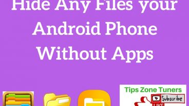 হাইড করুন  যেকোন ফাইল কোন অ্যাপস ছাড়া