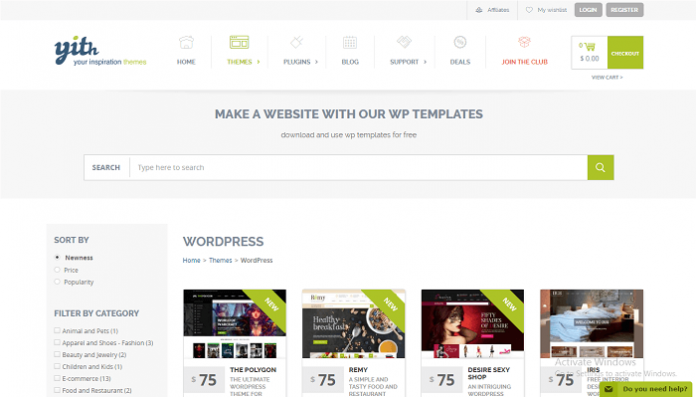 ১৫ টি YITHEMES WordPress Premium থিম প্যাক ডাউনলোড করুন একদম ফ্রি