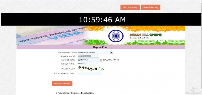 ইন্ডিয়ান ভিসার ডেট পাওয়ার কিছু অসাধারন টিপস । যারা নিয়মিত কাজ করেন তাদের জন্য ।