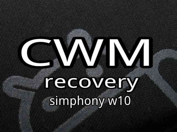 CWM RECOVERY ইন্সটল করুন সিম্ফনি W10 স্মার্টফোনে