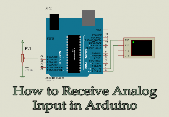 আরডুইনো টিউটোরিয়াল [পর্ব-০৭] :: আরডুইনোতে অ্যানালগ ইনপুট সিগন্যাল গ্রহণ করার পদ্ধতি
