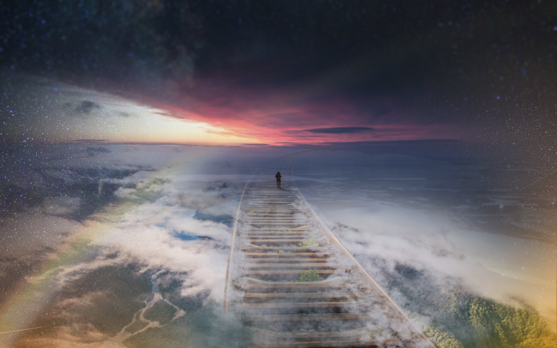 How to make a Cloud and Galaxy Fantasy Photo in Adobe Photoshop CC 2017 Crazy Tutorials