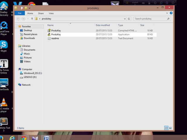 Product key application file