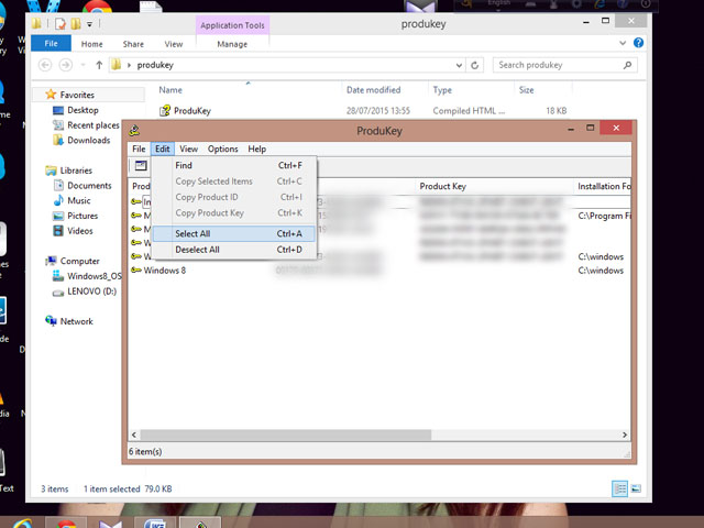 Save key as txt format