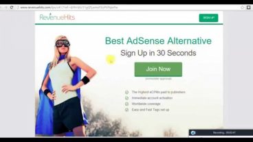 অ্যাডসেন্স বিকল্পঃ রেভিনিউহিটস একাউন্ট তৈরী ও ব্যবহার