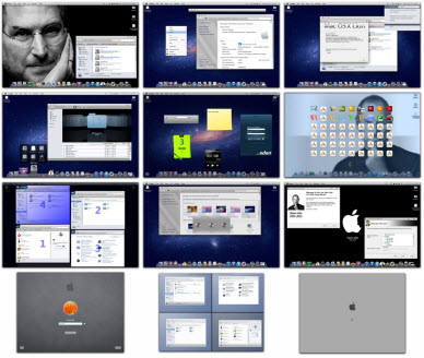 Steve Jobs-এর জন্য ভালবাসা। MAC OSX Lion SkinTheme For Win-7