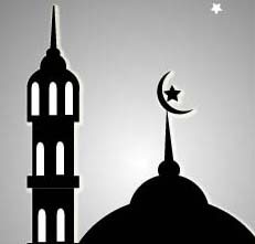 ইলাস্ট্রেটরে রাতের তারাভরা আকাশে মসজিদ ও মিনারের ছবি আঁকুন।