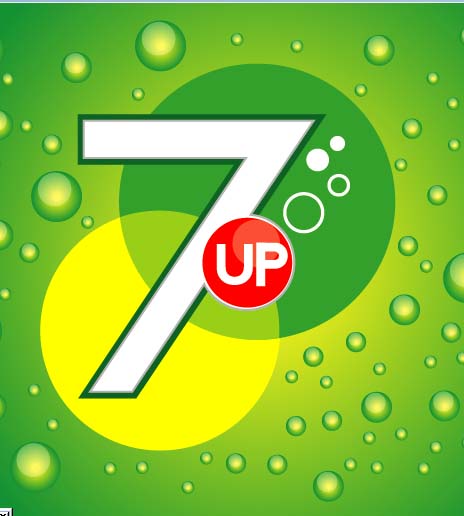 সেভেন আপ লোগো/ লেভেল ডিজাইন (ভিডিও টিউটোরিয়াল)