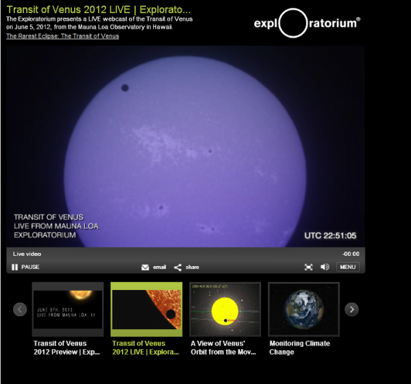 ইন্টারনেটে সরাসরি দেখুন ‘ট্রানজিট অব ভেনাস’