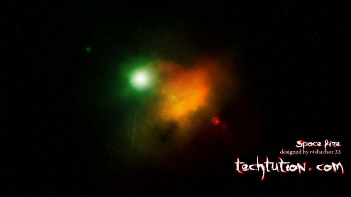 ফটোশপ দিয়ে তৈরি করুন কল্পনার স্পেস ফায়ার(space fire)
