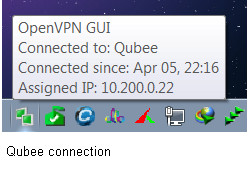 Conneted to Qubee