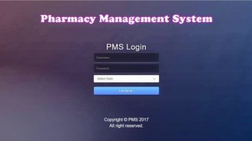 Pharmacy Management System in PHP & mySql