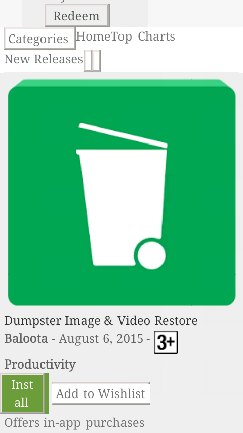 নিয়ে নিন আপনার Android ফোনের জন্য ডিলেট করা ফাইল ফিরিয়ে নিয়ে আসার Dumpster এর Premium ভার্সন একদম বিনামূল্যে সেই সঙ্গে পান lock ও ad free সুবিধা