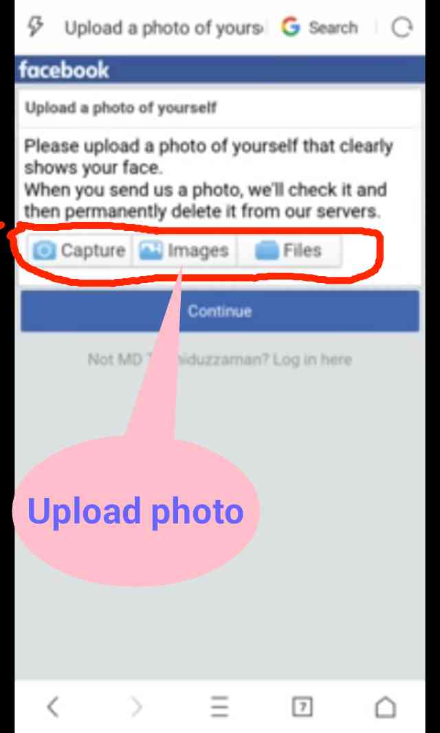 facebook self lock