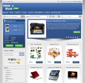 নিয়ে নিন একটি আকর্ষণীয় ই-কমার্স ব্লগার টেমপ্লেট! যারা ফ্রিভাবে ছোটখাট ই-কমার্স সাইট তৈরি করতে চান!!