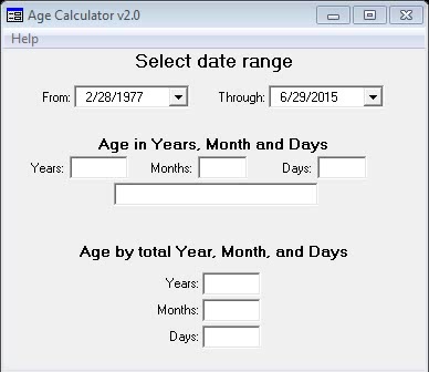 কোন ঝামেলা ছাড়াই আপনার সঠিক বয়স বের করুন মাত্র ১৪ কিলোবাইটের এই সফটওয়্যার দিয়ে।