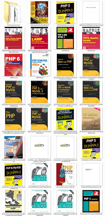 পিএইচপি ই বুক  মেগা কালেকশন ডাউনলোড
