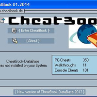 ফ্রিতে ডাউনলোড করে নিন গেমস/সফটওয়্যারের লক্ষ লক্ষ চিট কোড। Cheat book 01/2014 মাত্র 4 মেগাবাইট