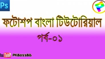 ফটোশপ বাংলা টিউটোরিয়াল পর্ব-০১ঃ বেসিক লেভেল